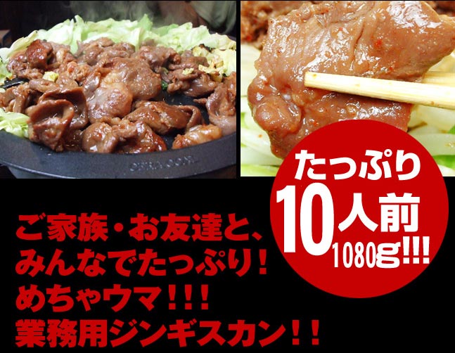 業務用ジンギスカン10人前!!