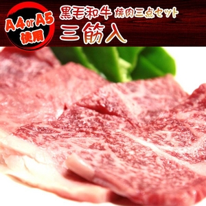A4・A5等級のみ黒毛和牛 焼肉3点セット600g 写真3