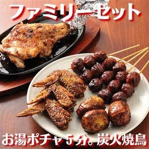 ファミリー焼鳥セット(3~4人前)